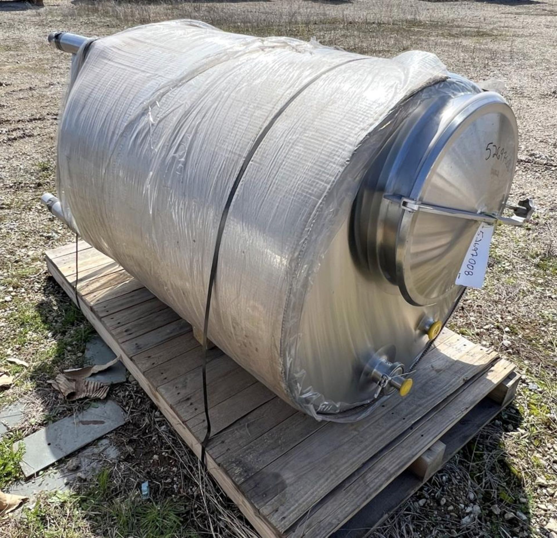 Unused- BCast Stainless CIP Tank, 200 Gallon, 304 Stainless Steel, Vertical. - Image 4 of 13