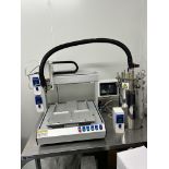 Lot of (1) Used Ocitytimes Cartridge Filling Machine. Model F1 & (1) ATG Pharma RoboCAPRL-300