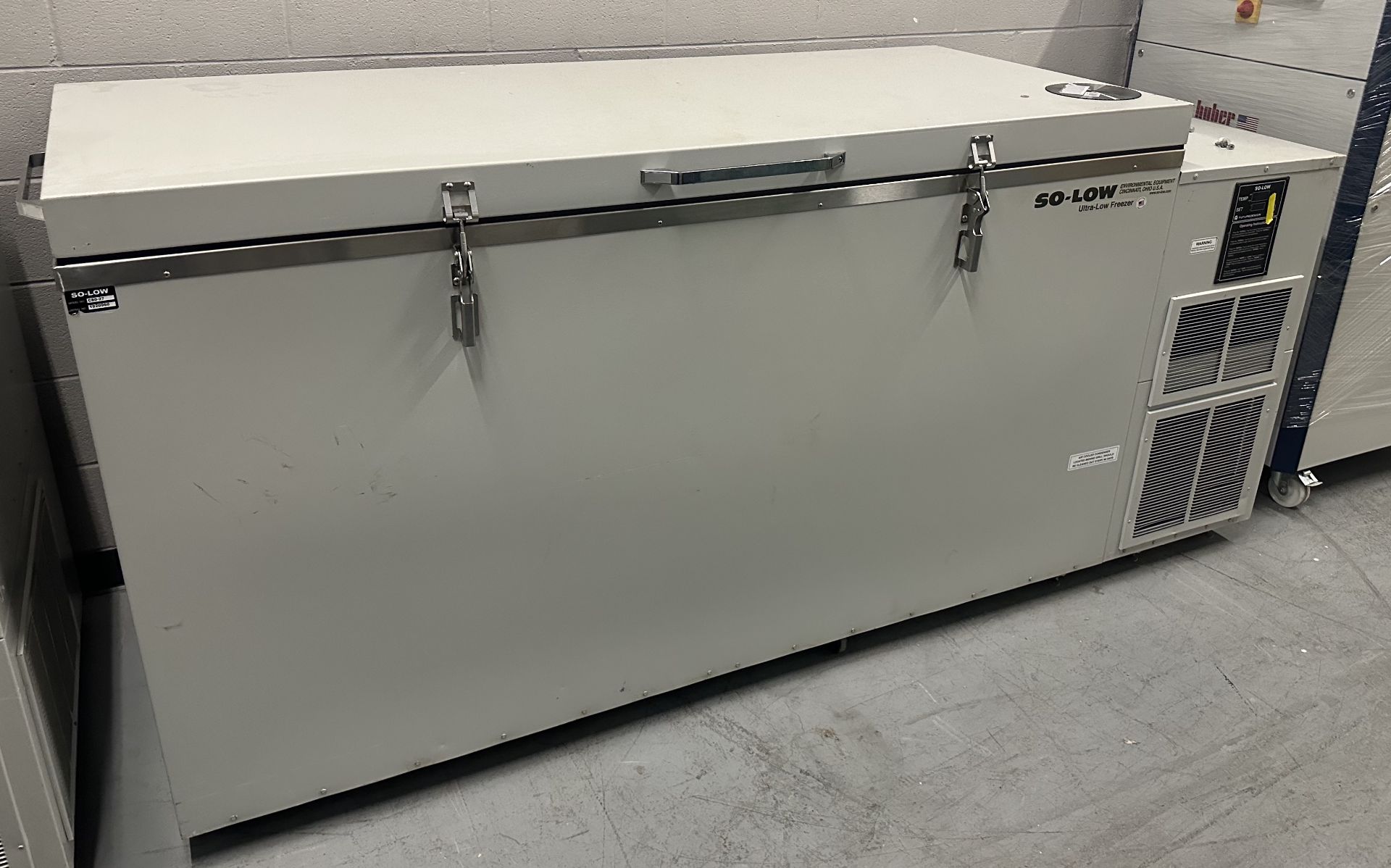 Lot of (3) Used So-Low Explosion Proof Chest-Style Freezer. Model C80-27