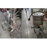 Lot of (2) Mixing Kettles: (1) Cleveland Range Model KEL-25 & (1) Groen 20 Gal Tilt Kettle