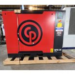 Used Chicago Pneumatic 25hp Rotary Screw Air Compressor, Model QRS-25