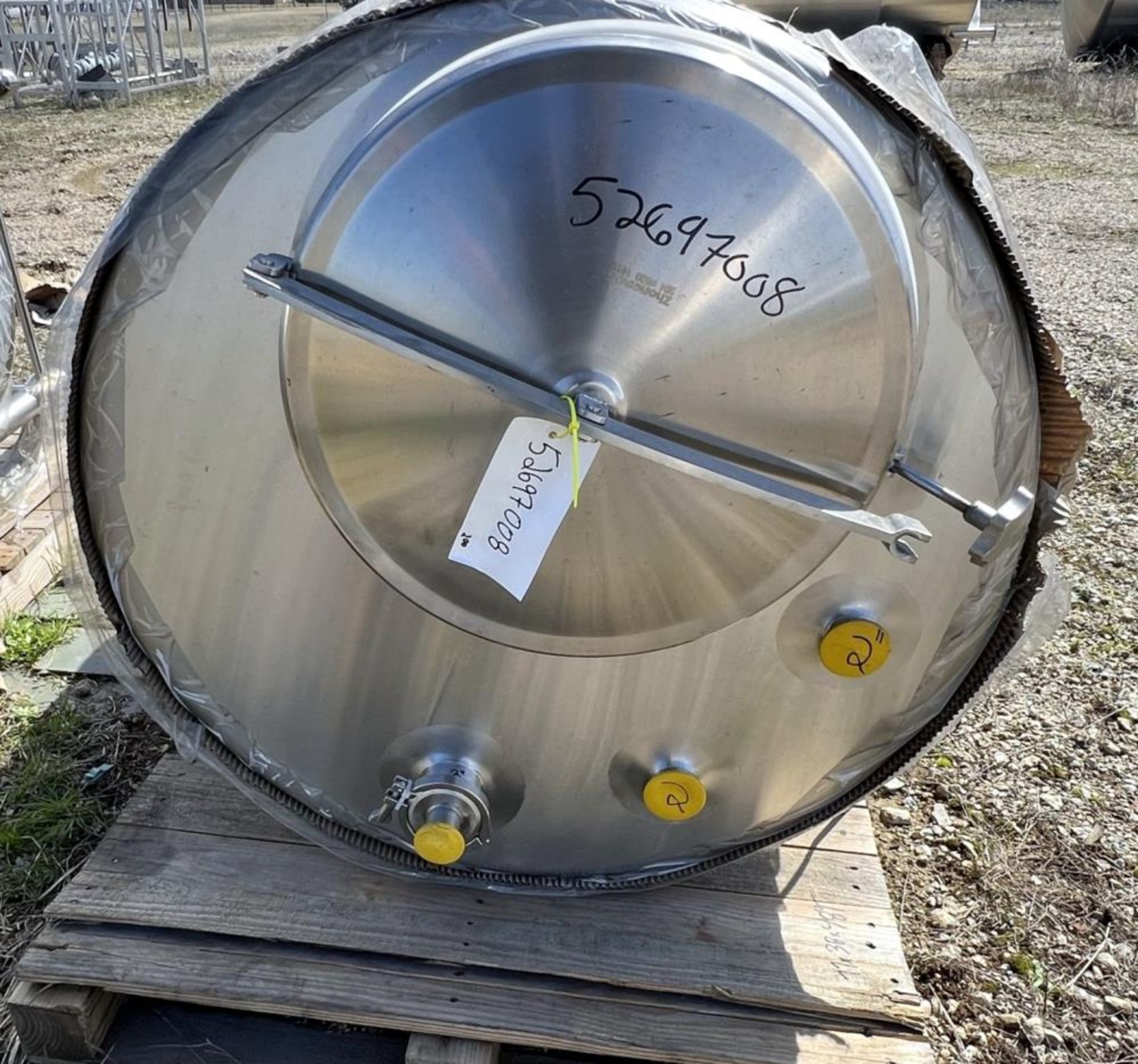 Unused- BCast Stainless CIP Tank, 200 Gallon, 304 Stainless Steel, Vertical. - Image 5 of 13