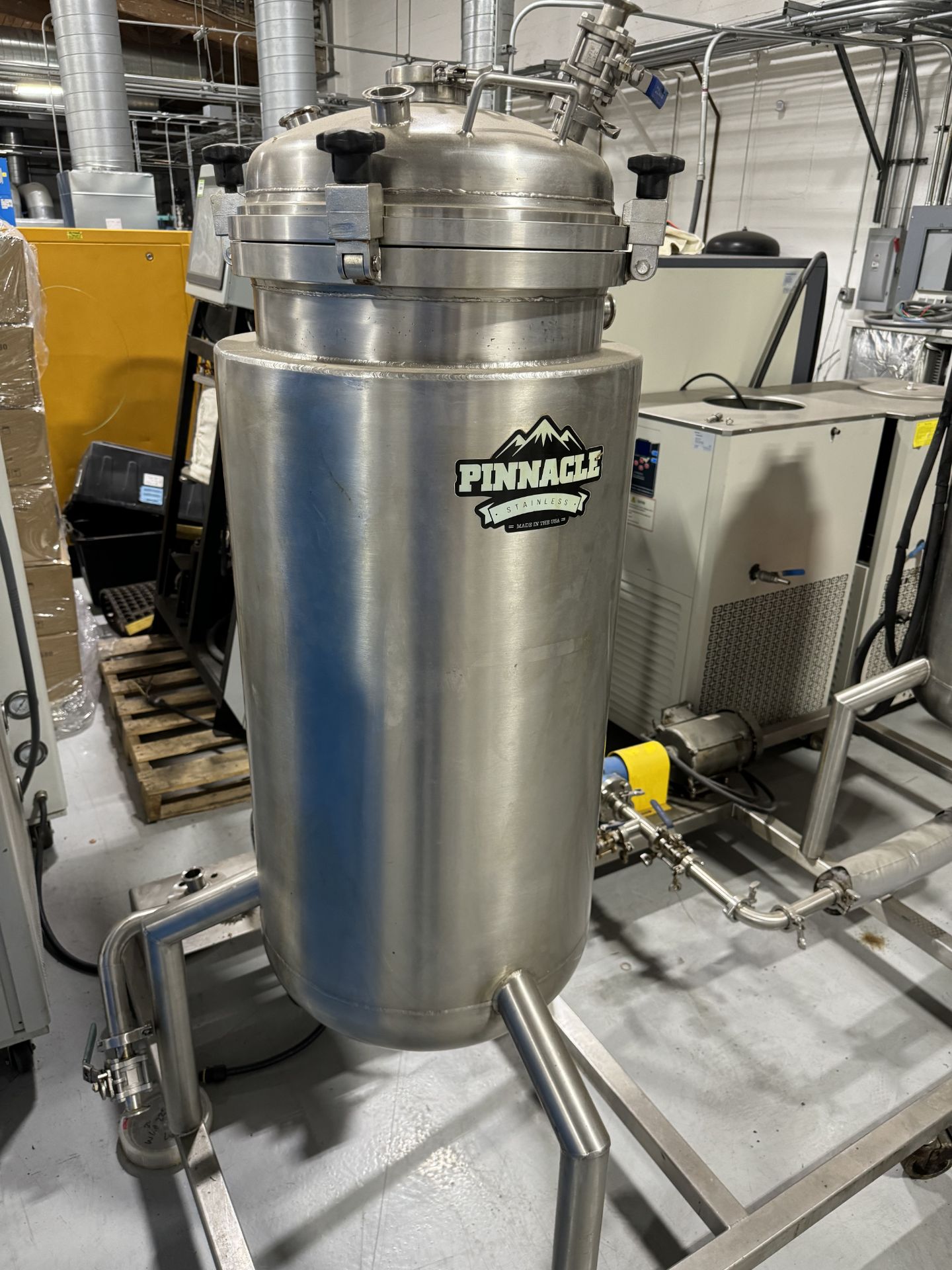Used- Pinnacle Stainless Alcohol Extraction Skid. Model PS-041-20. - Image 2 of 6