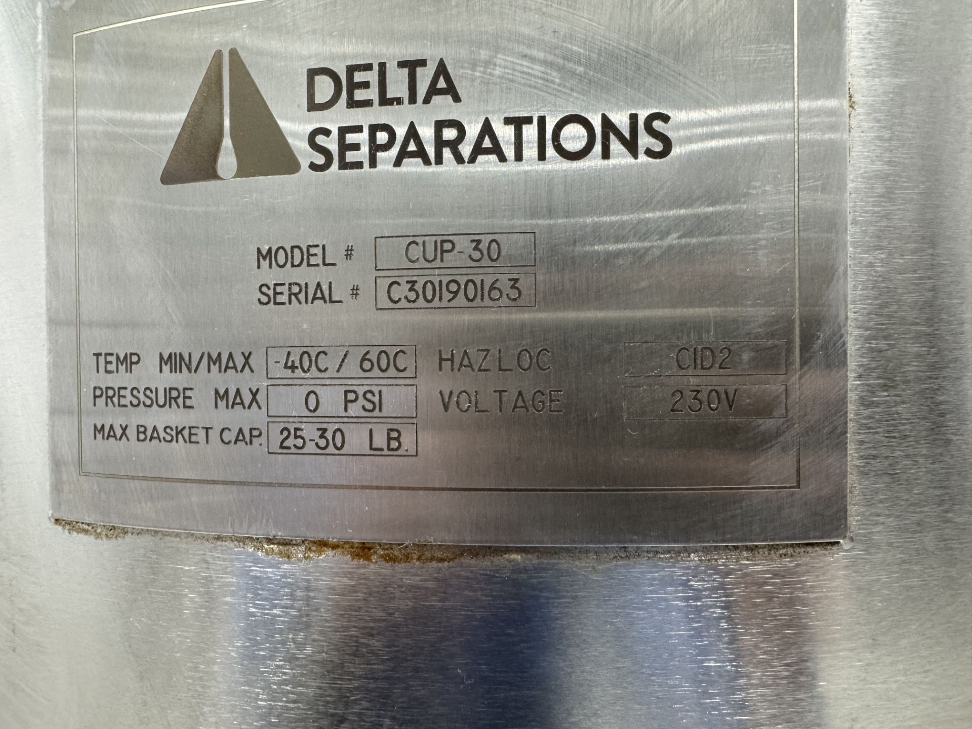 Used Dual Delta Separations CUP 30 Extraction System. w/ (2) CUP 30s, Tanks, & PermaCool Controls. - Image 4 of 42