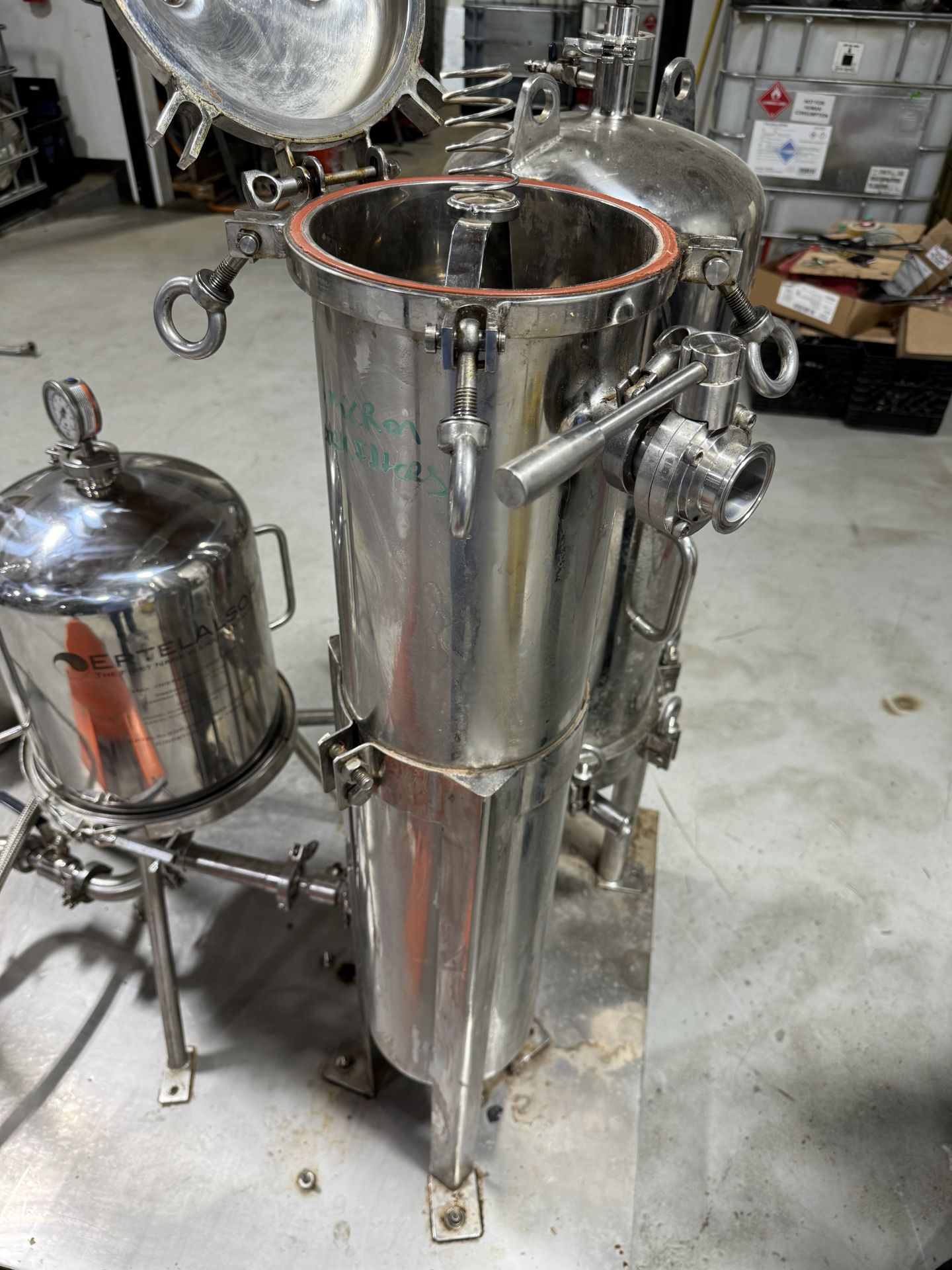 Used Ertelalsop CannaSkid Lenticular Filter Cannabis & Hemp Filtration System. Model CannaSkd - Bild 2 aus 15