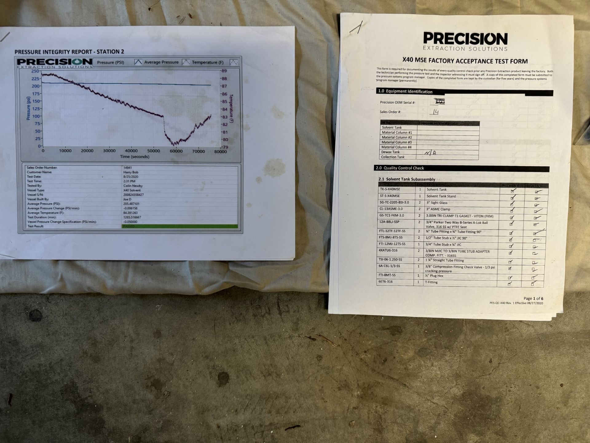 Used Precision Extraction Multi Solvent Closed Loop Extraction System. Model X40 MSE. - Image 4 of 9
