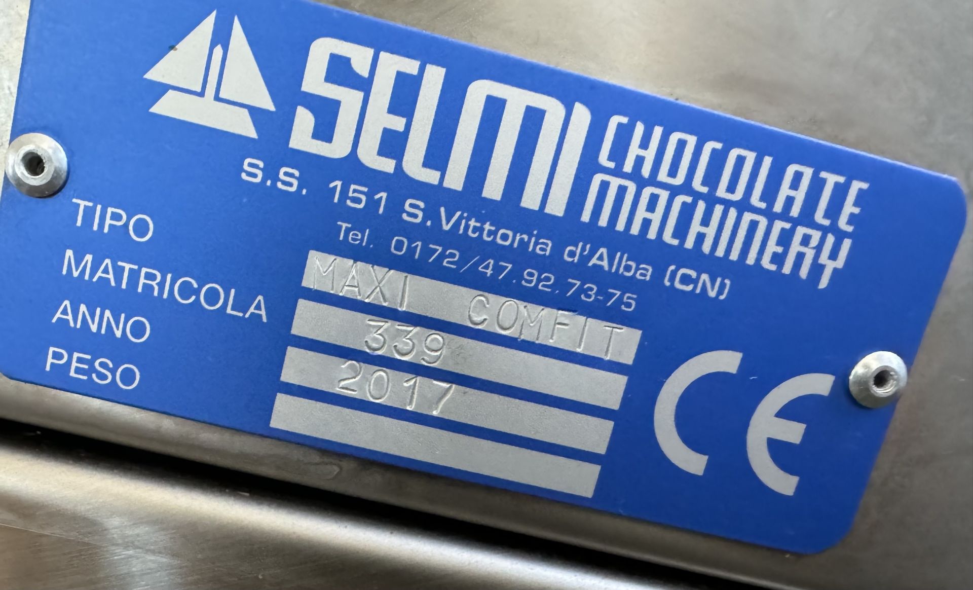 Used Comfit Maxi Chocolate Coating Panning Machine. Model Maxi Comfit. - Image 3 of 6