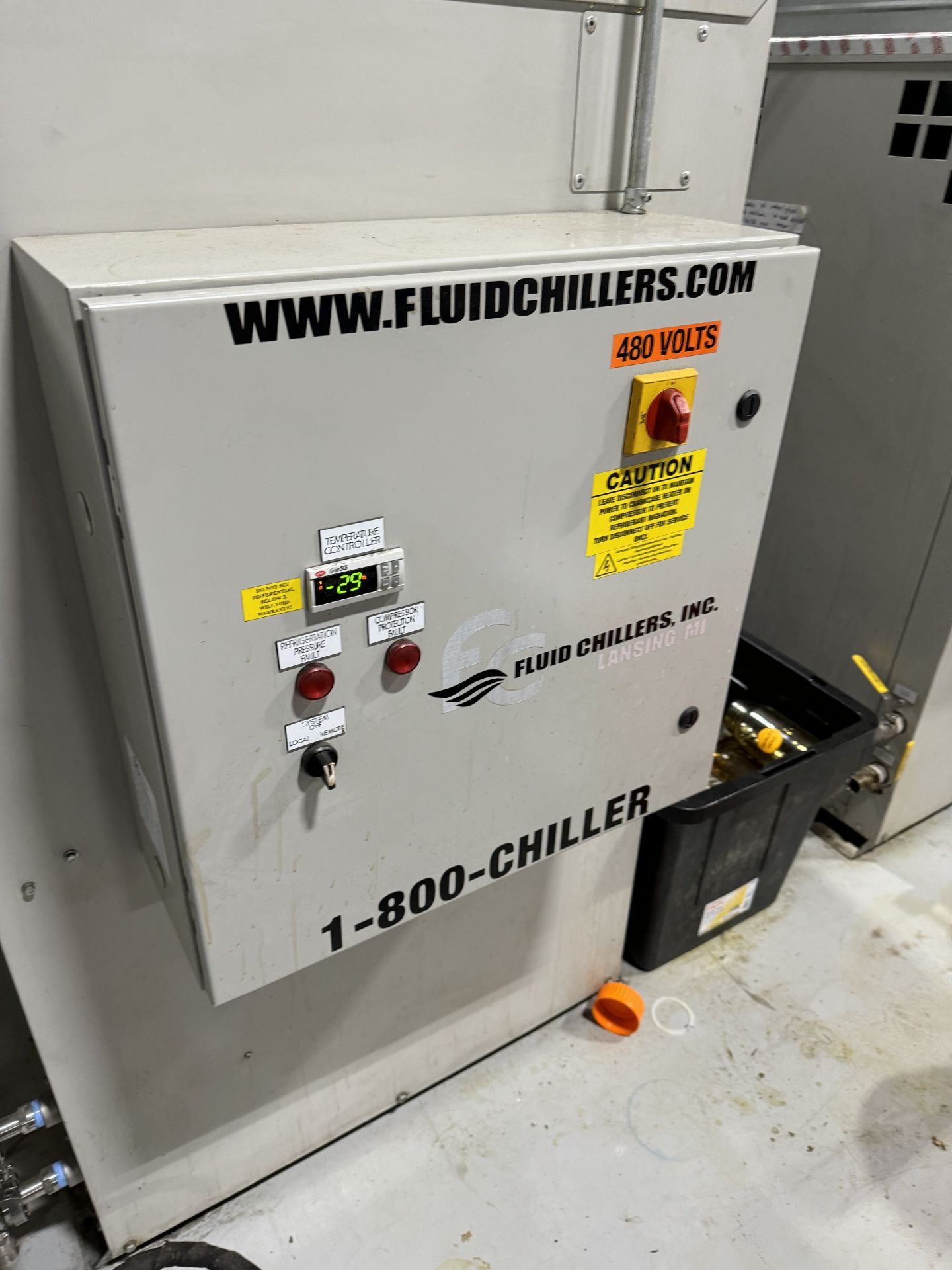 Lot of (3) Used Fluid Chillers Inc Air Cooled Chillers. Model Air3000-LT - Image 6 of 13