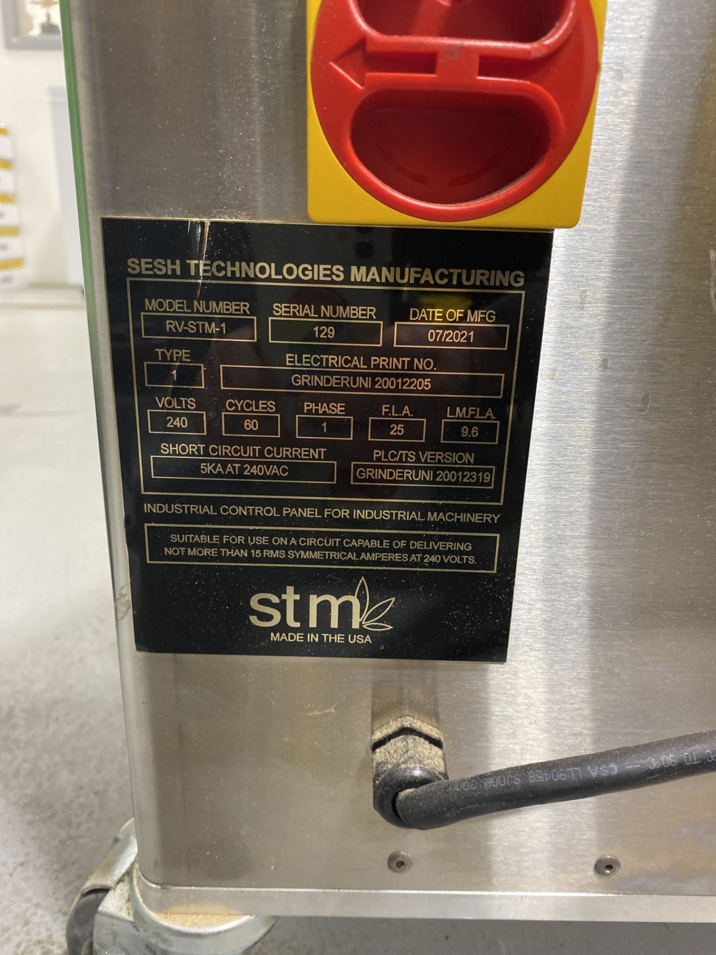 Used STM Canna Revolution Commercial Grade Grinder. Model STM-RV1. - Bild 4 aus 7