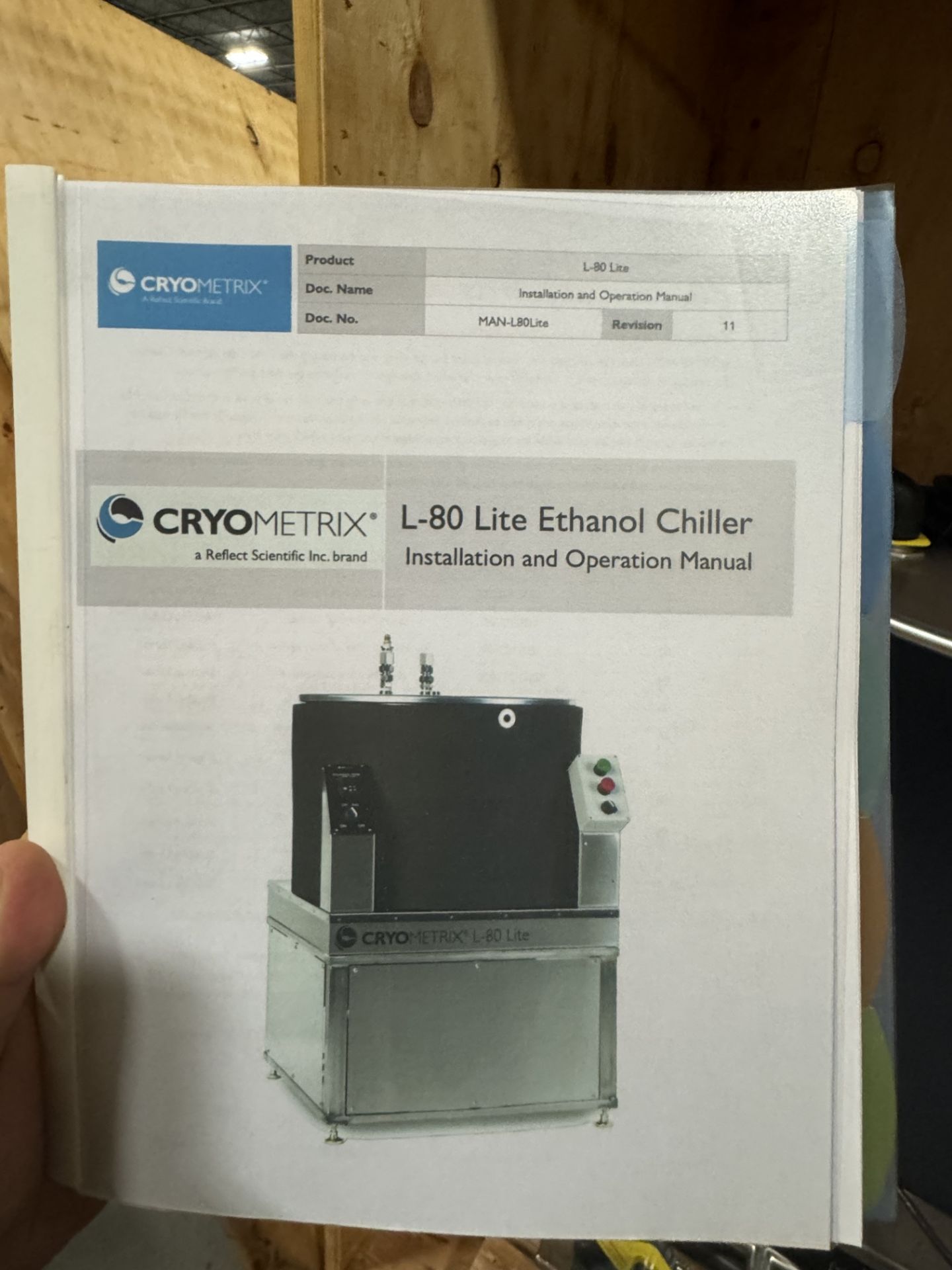 New/Unused CryoMetrix L-80 Lite Chiller. Model L-80 Lite - Image 6 of 6