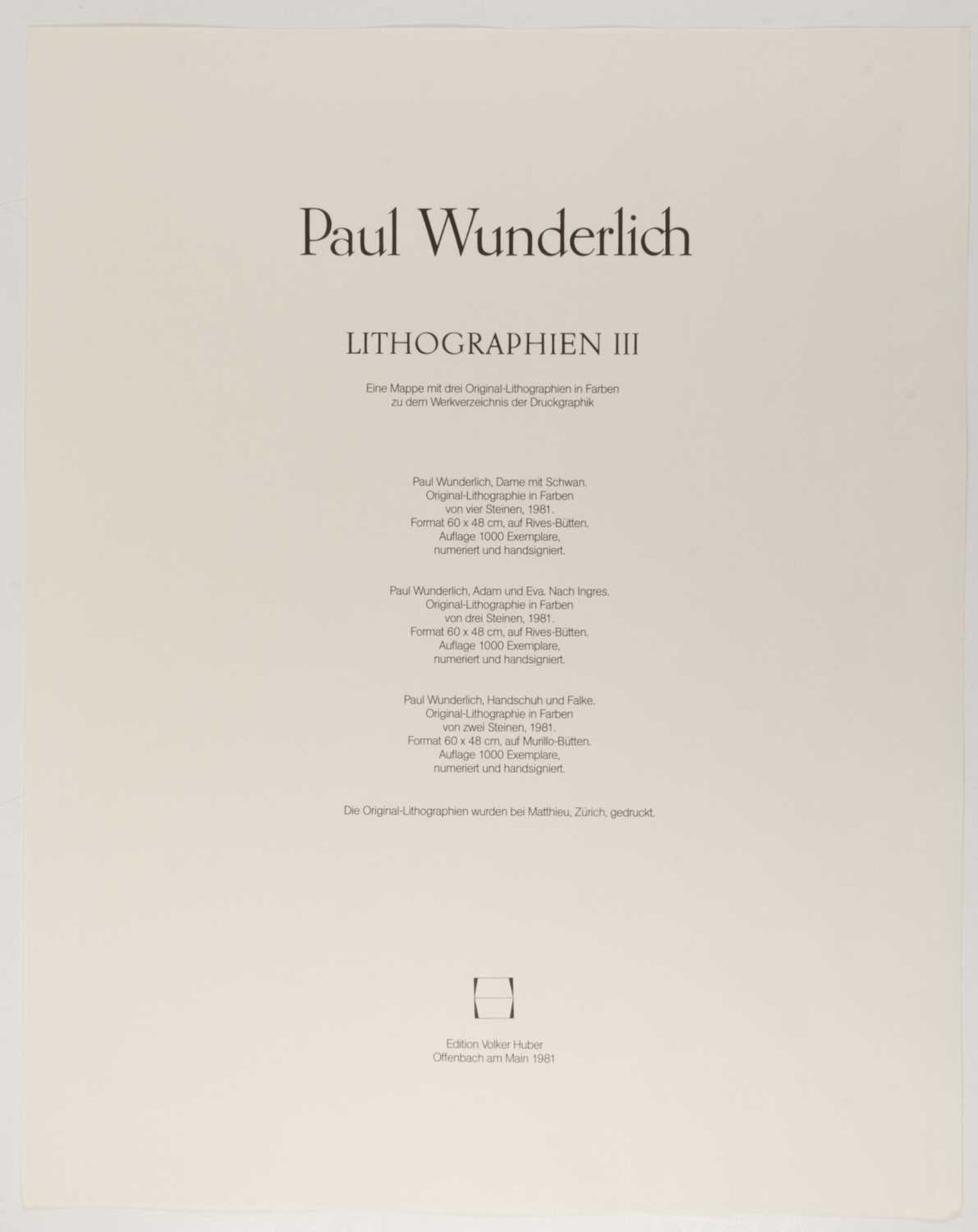 Paul Wunderlich (1927 Eberswalde - Saint-Pierre-de-Vassols 2010) - Bild 3 aus 8