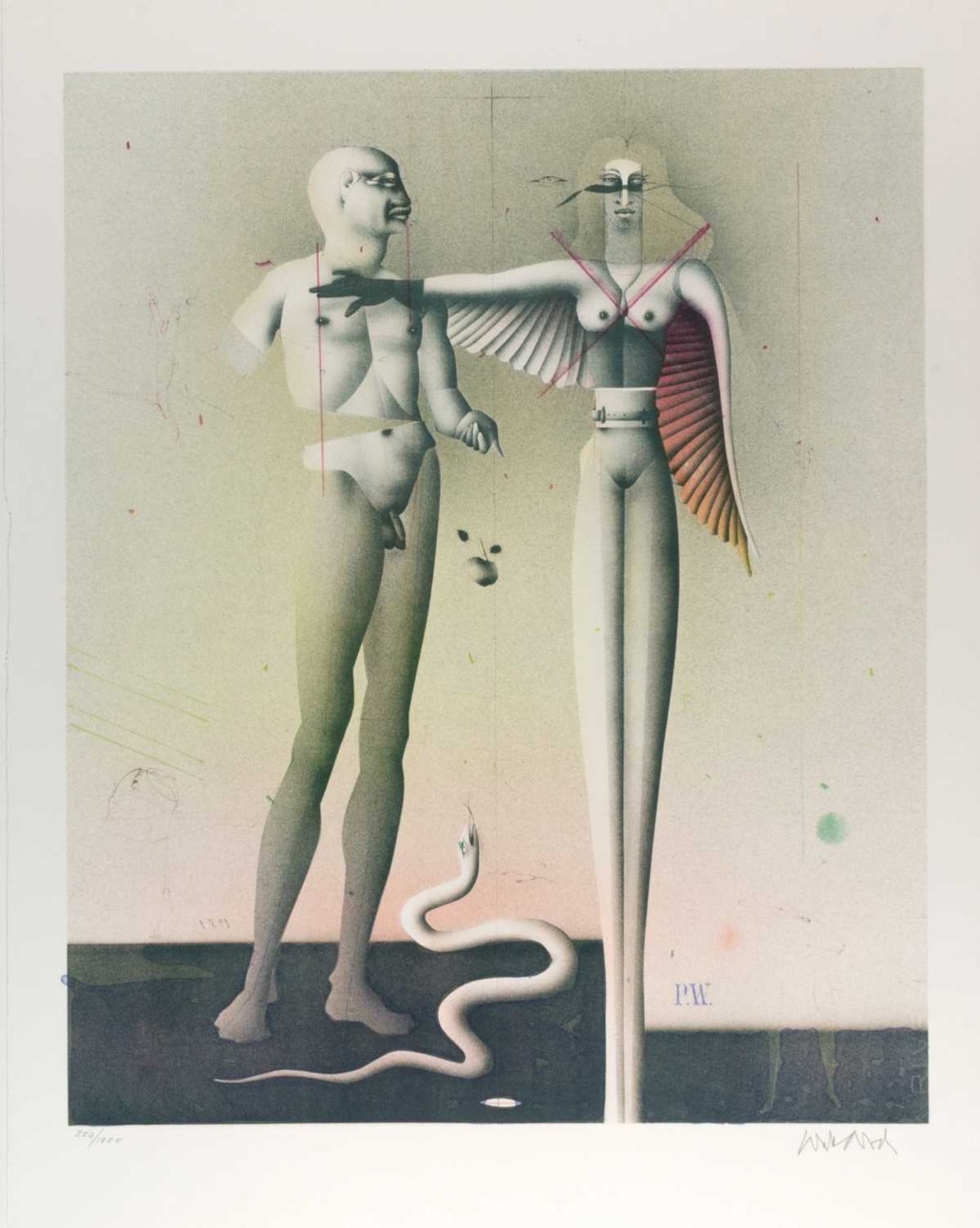 Paul Wunderlich (1927 Eberswalde - Saint-Pierre-de-Vassols 2010) - Image 5 of 24