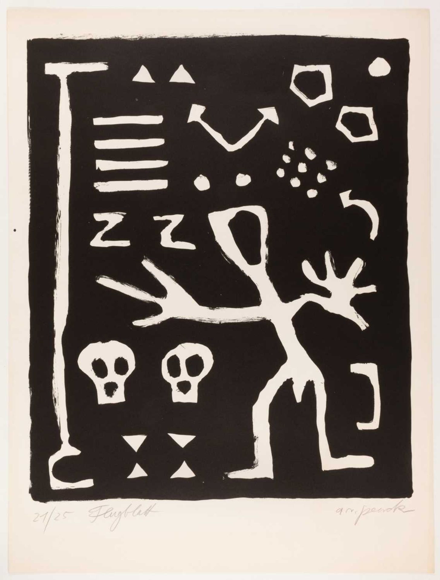 A. R. Penck (1939 Dresden - Zürich 2017) - Image 2 of 3