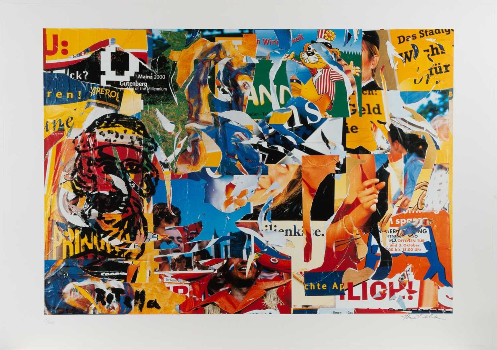 Mimmo Rotella (1918 Catanzaro - Mailand 2006) - Image 2 of 3