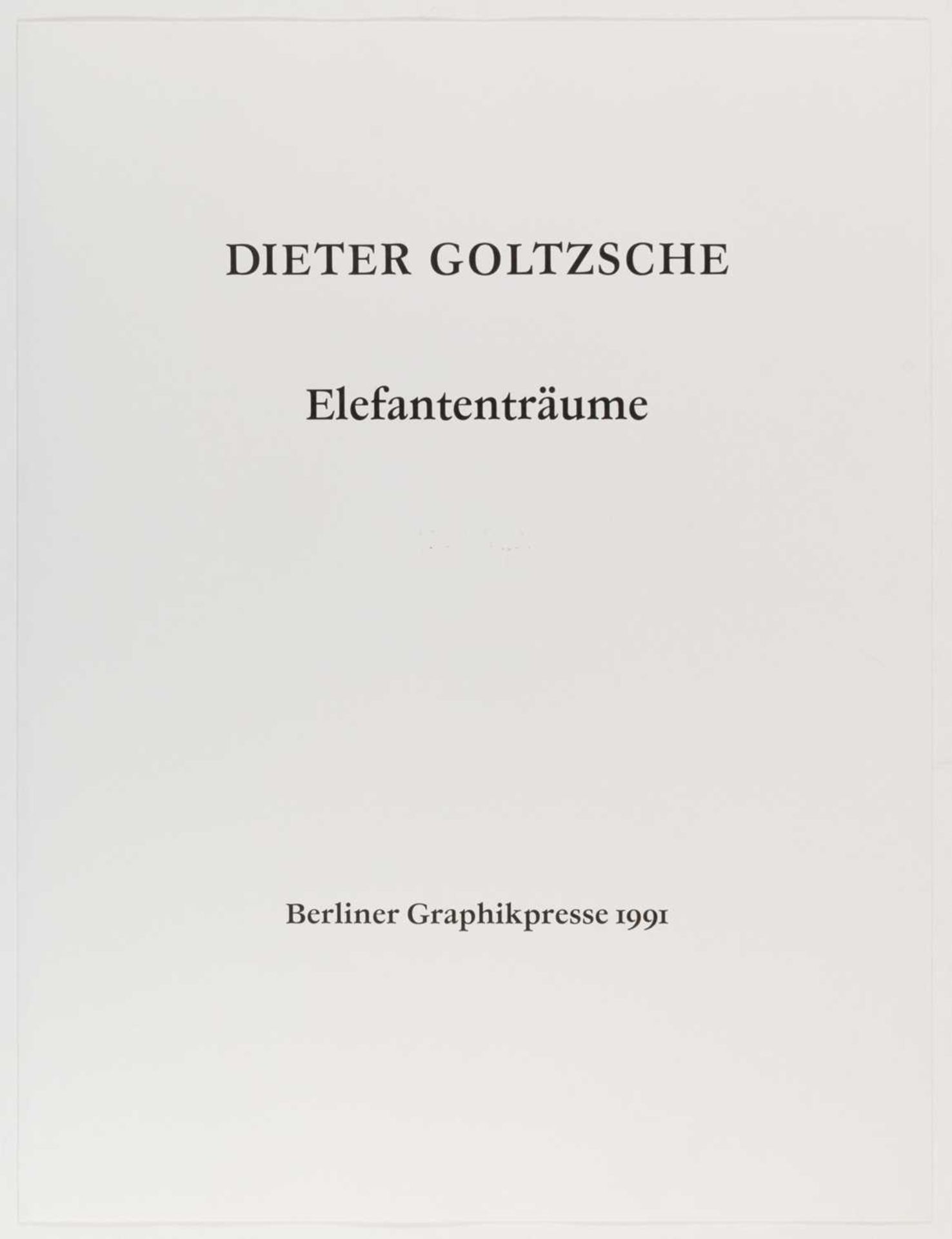 Dieter Goltzsche (1934 Dresden – lebt in Berlin) - Bild 4 aus 15