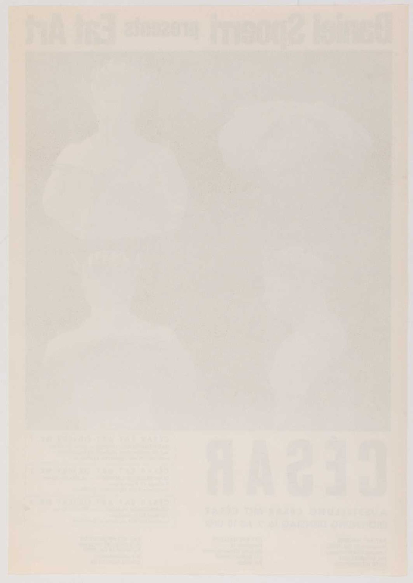 Daniel Spoerri (mit Dieter Roth, Joseph Beuys und Roy Lichtenstein) - Bild 15 aus 15