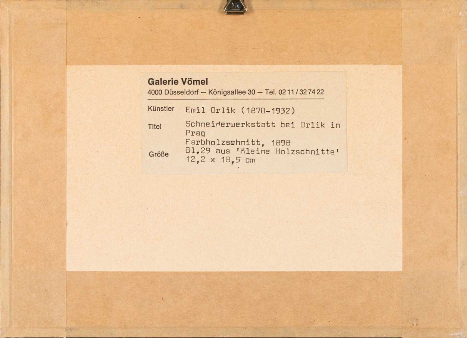 Emil Orlik (1870 Prag - Berlin 1932) - Bild 3 aus 3
