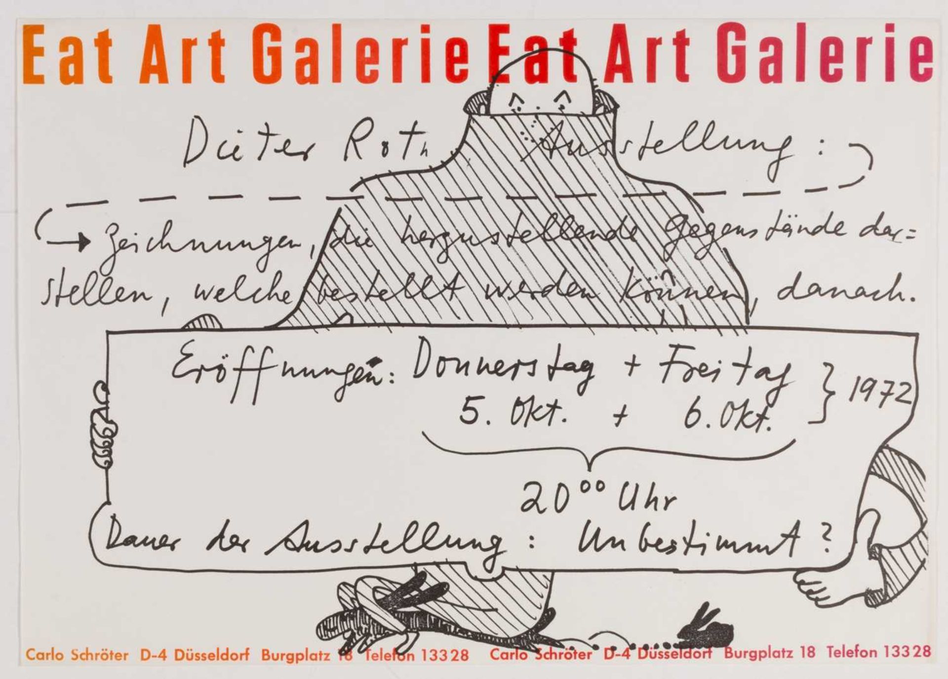 Daniel Spoerri (mit Dieter Roth, Joseph Beuys und Roy Lichtenstein) - Image 6 of 15