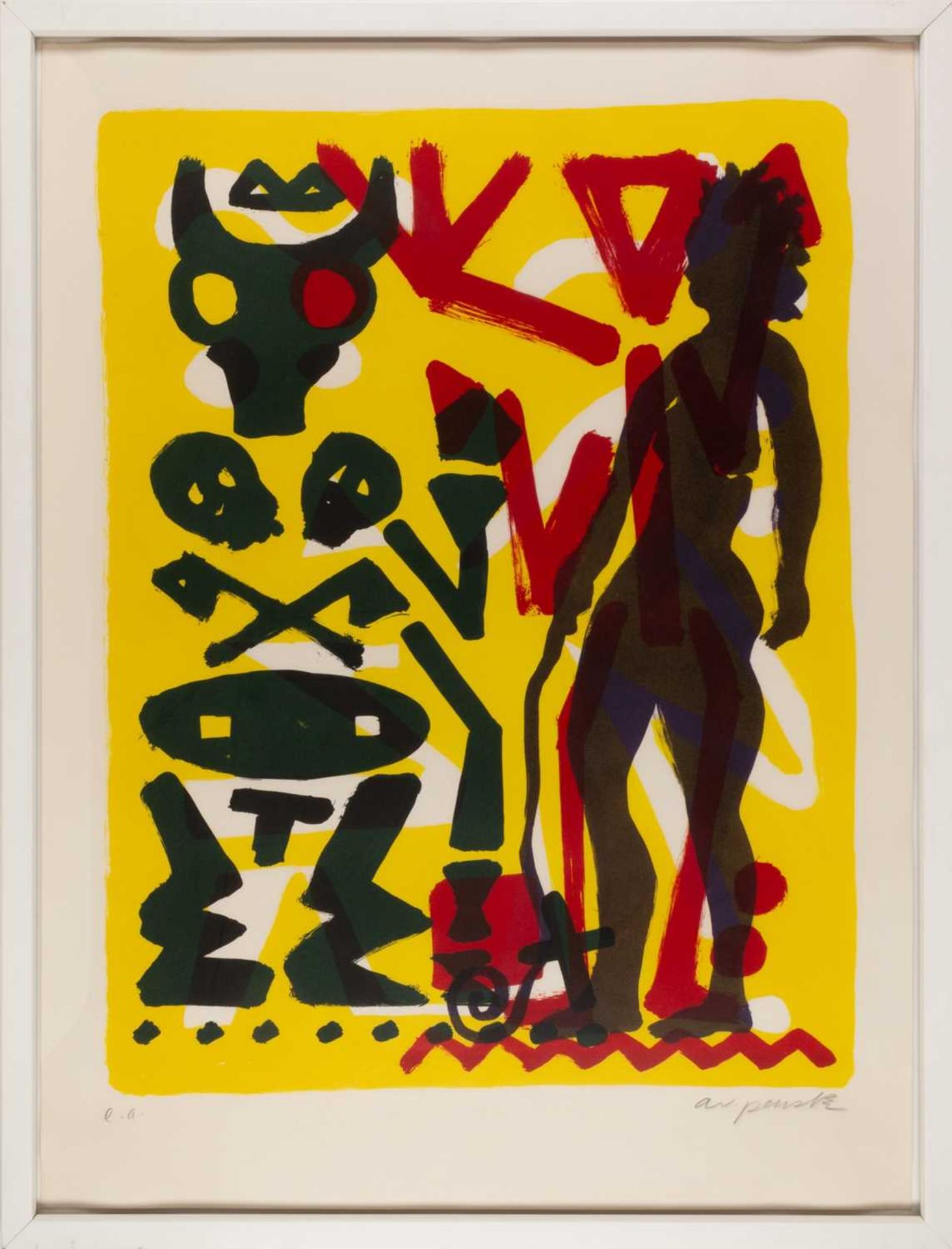 A. R. Penck (1939 Dresden - Zürich 2017) - Image 2 of 3