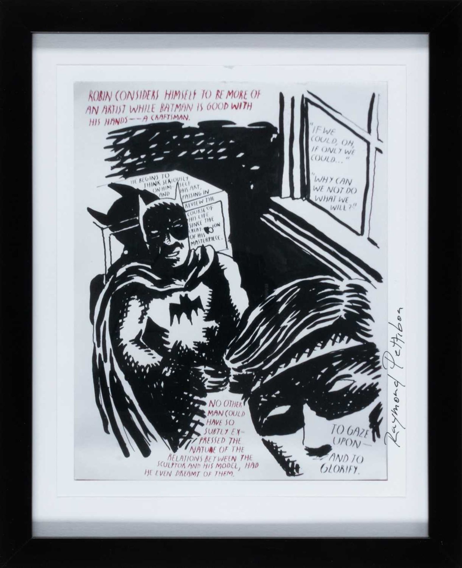 Raymond Pettibon (1957 Tucson – lebt in Los Angeles) - Bild 2 aus 3