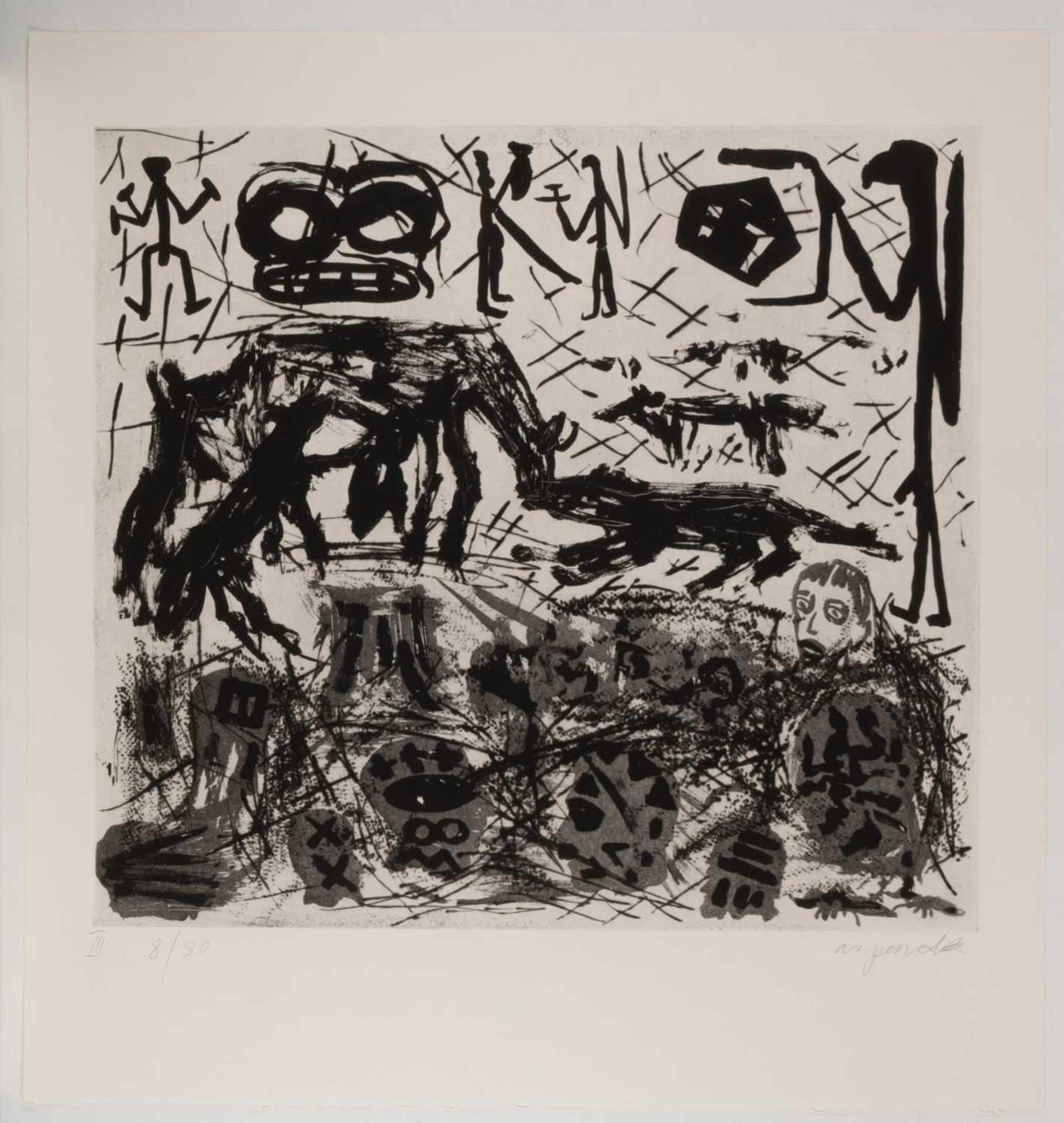 A. R. Penck (1939 Dresden - Zürich 2017) - Image 2 of 11