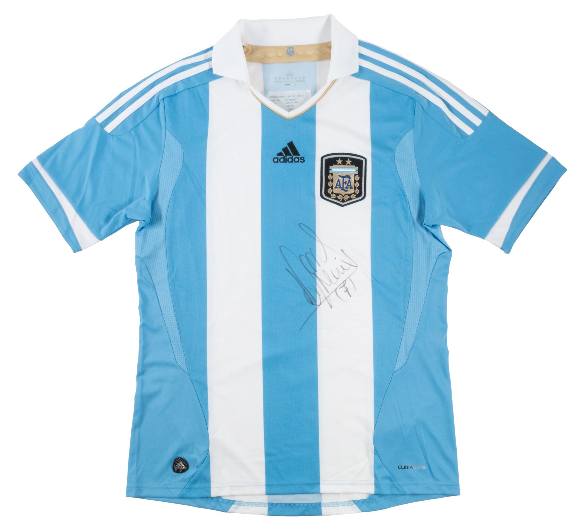 Von Ángel Di María signiertes Argentinien Trikot – Argentina jersey signed by Ángel Di María