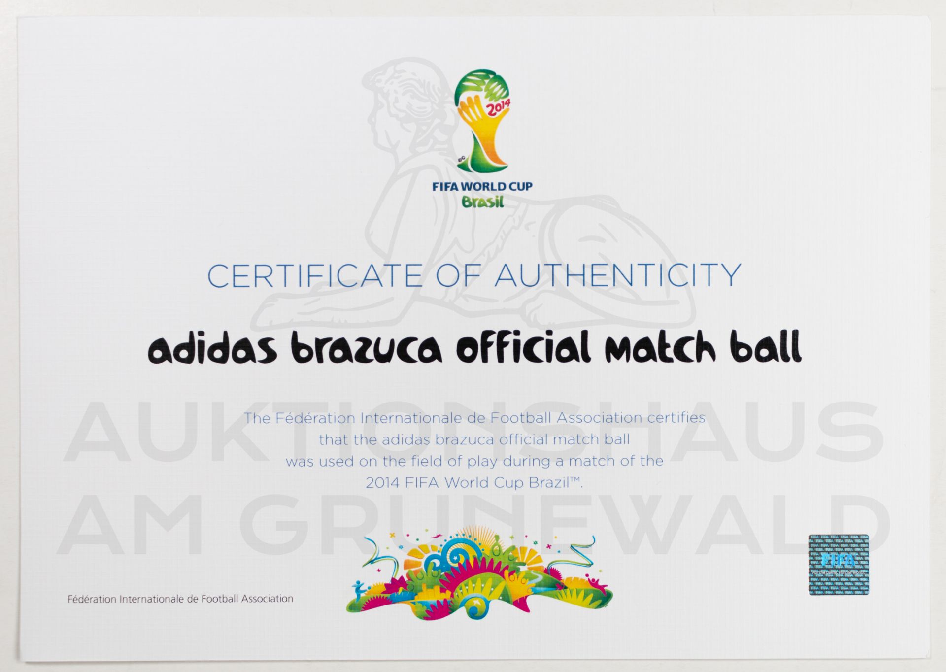 2014 FIFA World Cup Finale Original-Matchball – 2014 FIFA World Cup Final certified matchball - Bild 11 aus 11