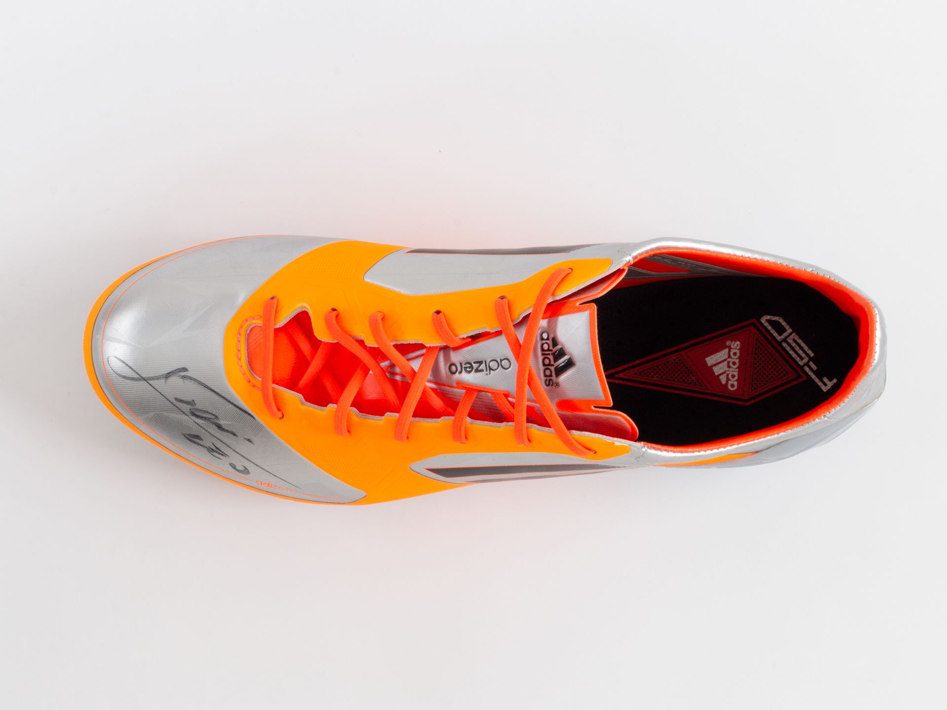 Von Lionel Messi signierter Adizero F50 Schuh – Adizero F50 shoe signed by Lionel Messi - Bild 5 aus 6