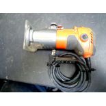 LOT (2) ASSORTED (1) RIDGID r2401 COMPACT PLUNGE ROUTER; (1) PORTER CABLE COMPACT MOD.7301 HD