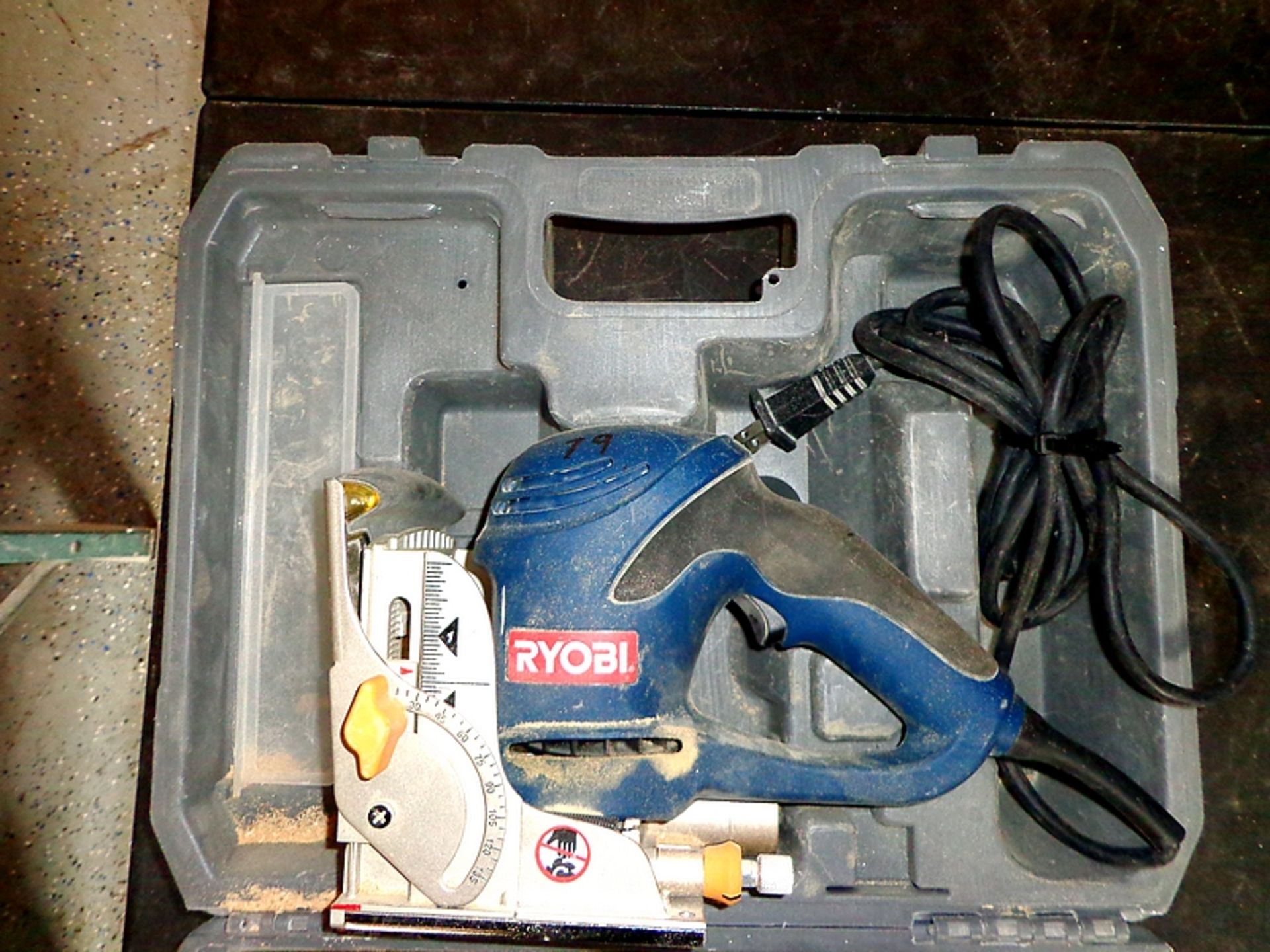 RYOBI JM82 BISCUIT JOINER W/CASE