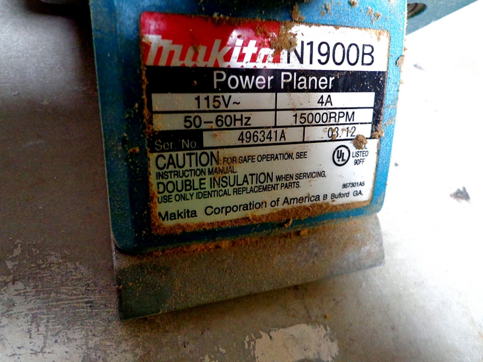 MAKITA N1900B ELECTRIC POWER PLANNER (NO CASE) - Bild 3 aus 3