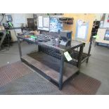 WELDING / ASSEMBLY TABLE ONLY, APPROXIMATE 33"W X 72"L