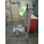 BALDOR VERTICAL BELT SANDER, 2" X 21.5"