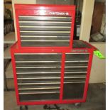 CRAFTSMAN 20-DRAWER MOBILE TOOL BOX WITH TOOLS & TOOLING