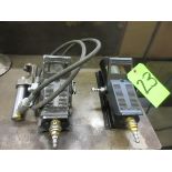 LOT (2) AIR HYDRAULIC PUMPS, 120PSI