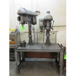 WALKER TURNER DUAL HEAD DRILL PRESS TABLE
