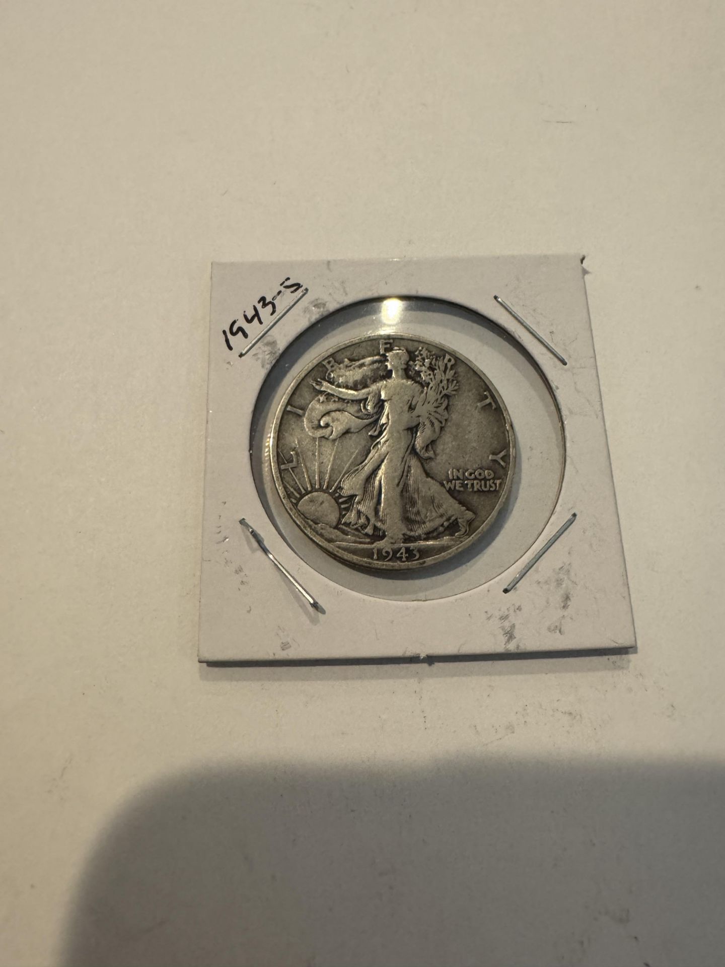 US Half-dollar silver coin 1943
