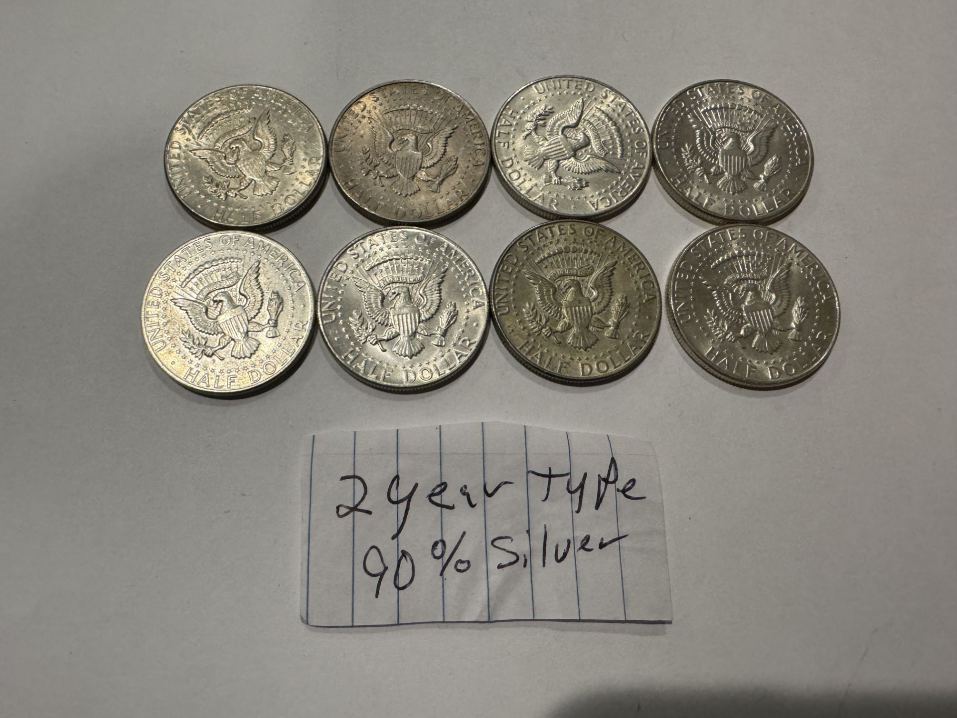 2 YEAR TYPE 90% SILVER COINS - Image 2 of 2