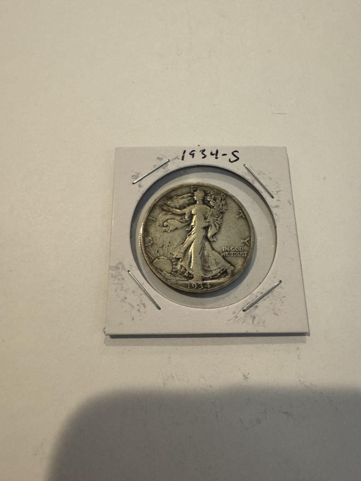 US Half-dollar silver coin 1934