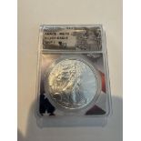 2021 (W) S$1 ANACS - MS70 SILVER EAGLE