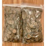 APPROX. 5 LBS OF UNSEARCHED/UNSORTED WHEAT PENNIES