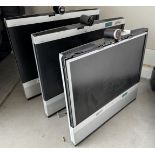 3 CISCO EX90 CONFERENCING INTERFACE SCREENS (DAMAGED CORNER)