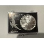 AMERICAN SILVER EAGLE COIN ONE OUNCE 1990