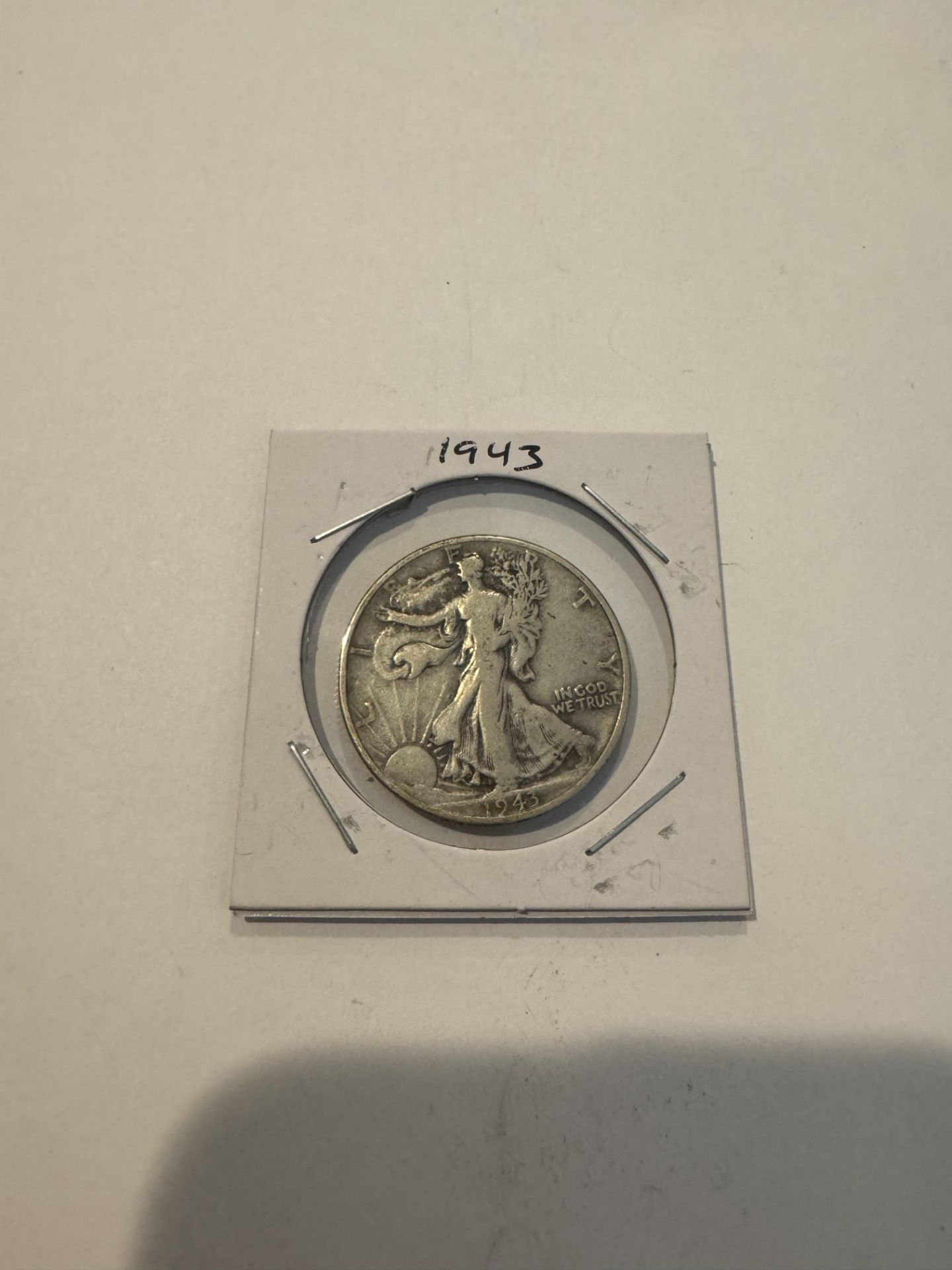 US Half-dollar silver coin 1943