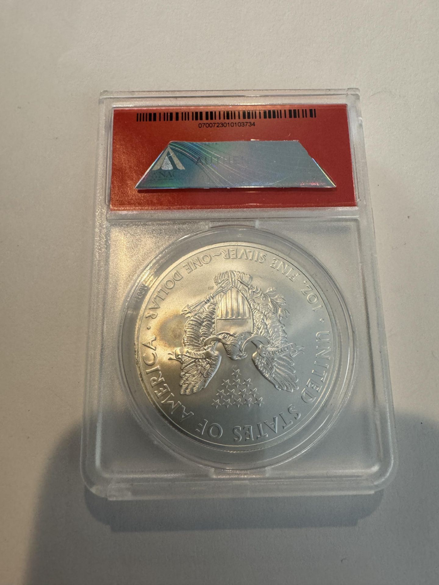 2013 (S) S$1 ANACS - M570 Silver Eagle 2-Coin Set First Release™ - Image 2 of 2