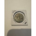 Half dollar silver coin 1936