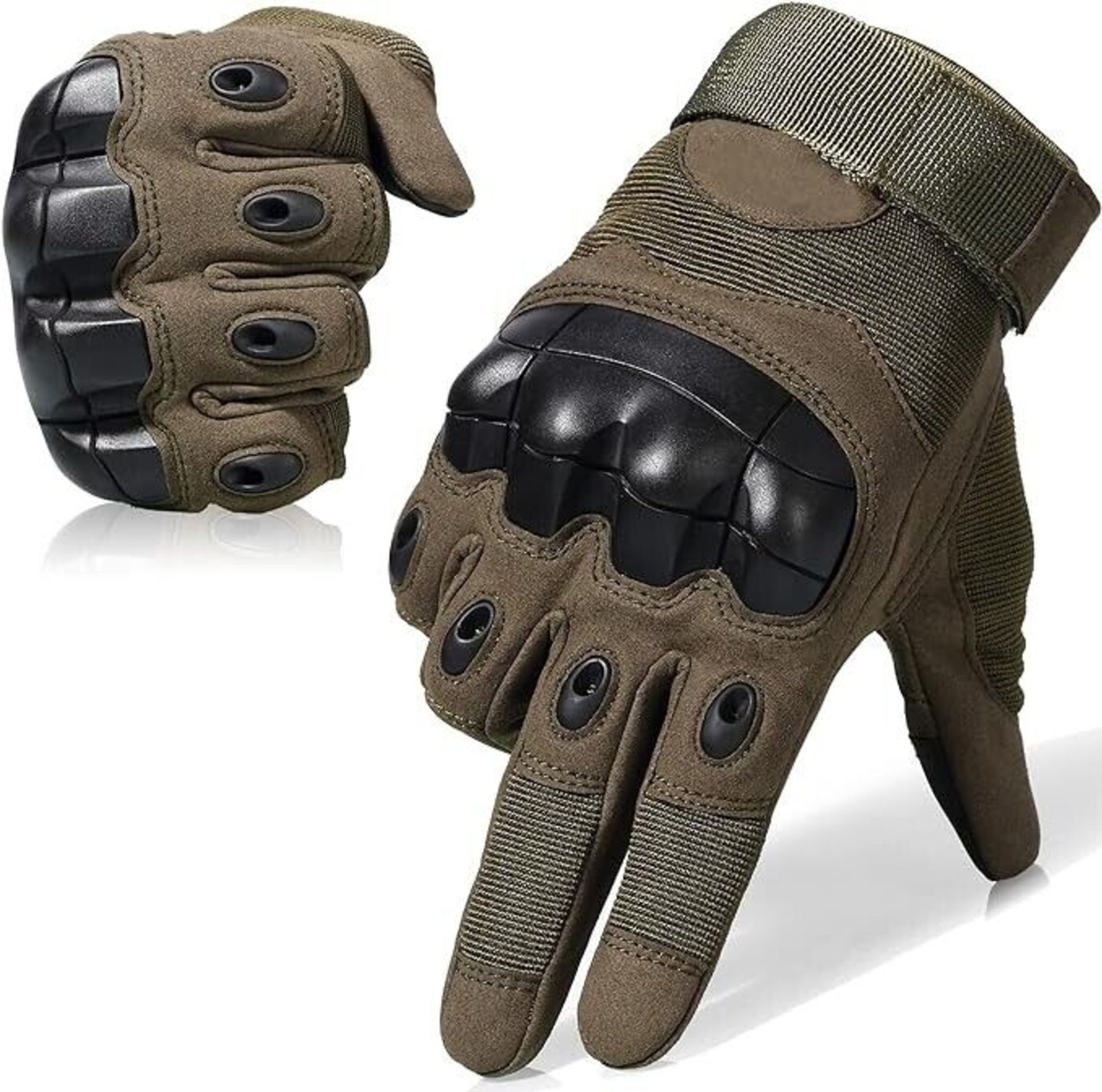 Tactical Army Military Full Finger Gloves Touch Screen Shooting Hunting Airsoft NEW Size Large
