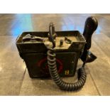 SIGNAL CORPS U.S. VIETNAM FIELD ARMY REMOTE CONTROL W HANDSET H-33F/PT C-433/RGC