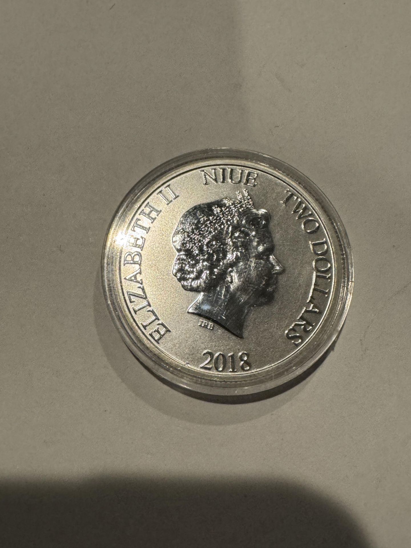 ELIZABETH II $2 2018 SILVER COIN