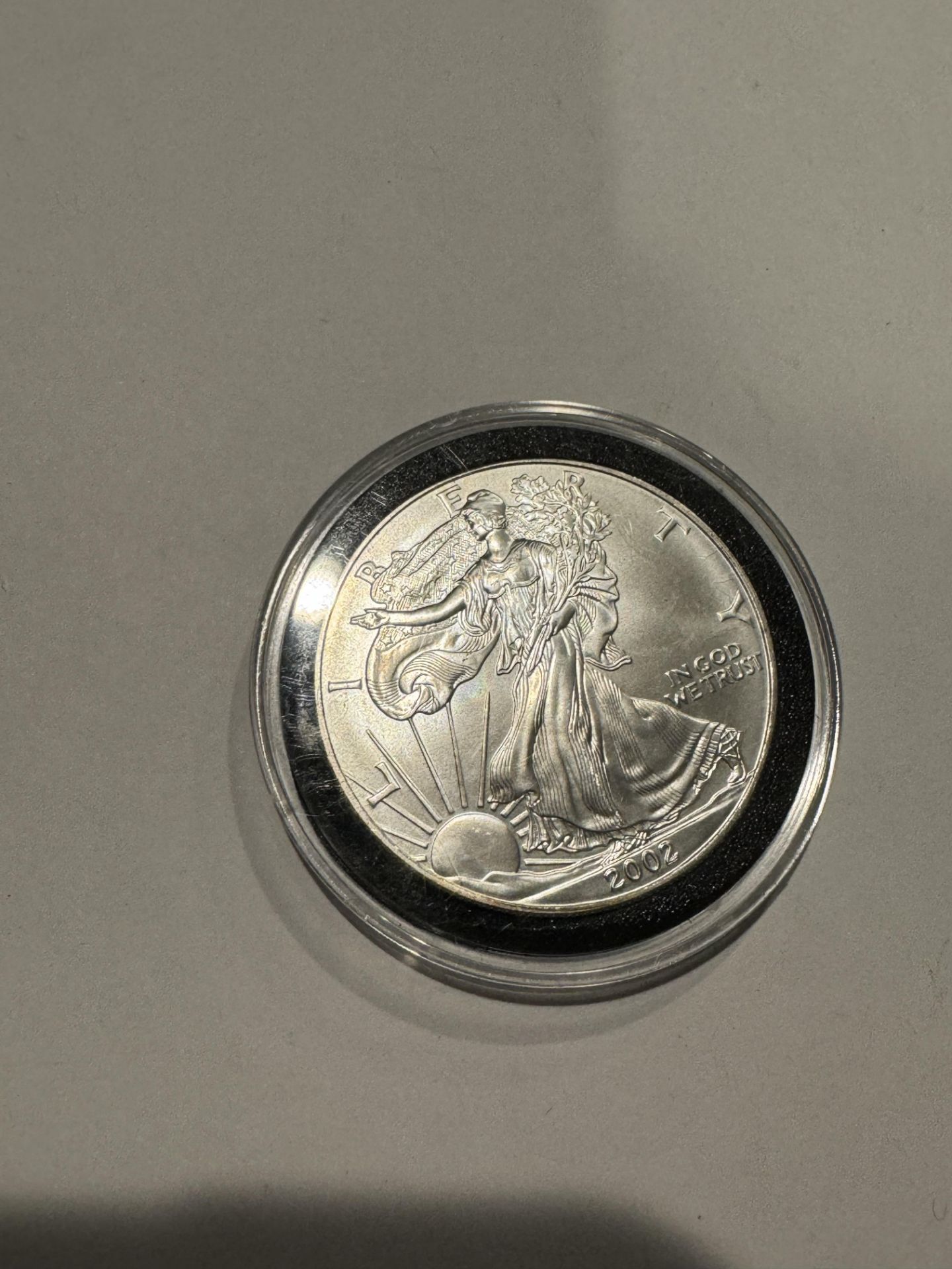 $1 DOLLAR SILVER COIN 1OZ 2002